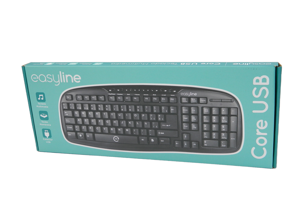 Teclado Multimedia Alambrico Usb Negro Perfect Choice