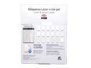 Etiqueta Laser Blanca P/ CD C/ 100 hjs Pcm