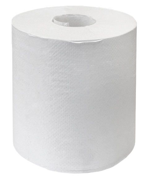 Toalla Rollo Blanca Fluido Centrico 180 mts C/ 6 pzs FC180 Fapsa