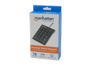 Teclado Numerico Usb Negro Manhattan