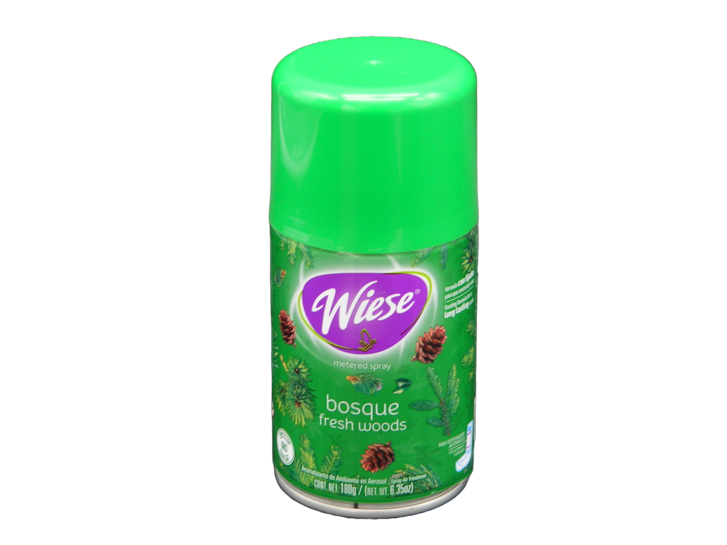 Repuesto Aromatizante Aerosol 180 grs Bosque C/ 12 pzs Wiese