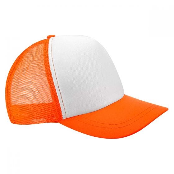 Gorra Trucker Naranja Neon PromoOpcion