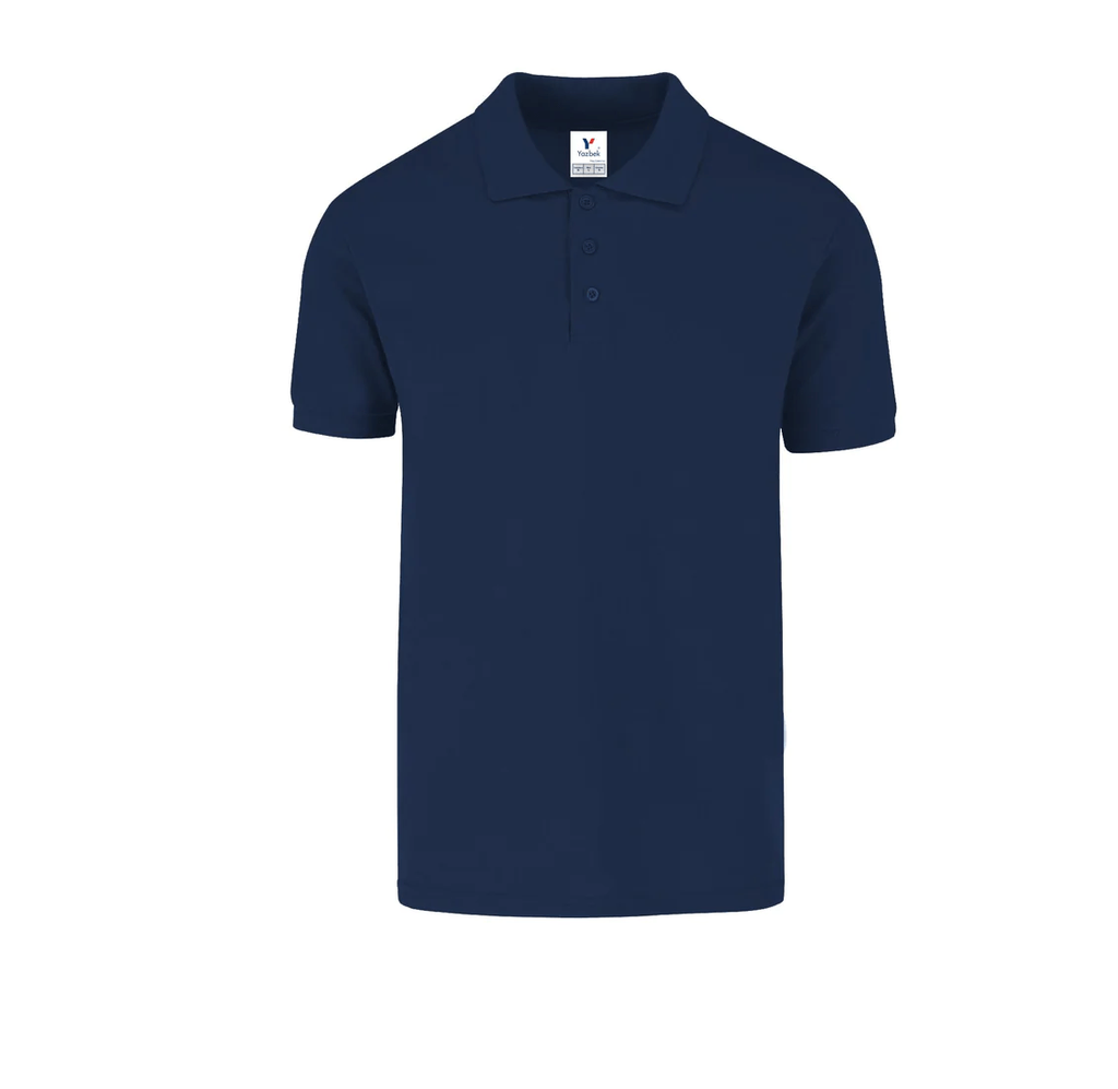 Polo Pique Caballero Manga Corta 50% Algodón 50% Poliester Azul Marino Mediana Yazbek