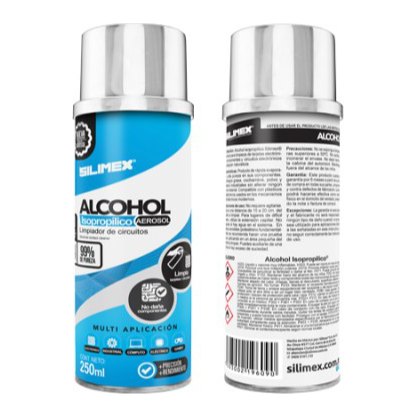 Limpiador Alcohol Isopropilico Aerosol 250 ml Silimex