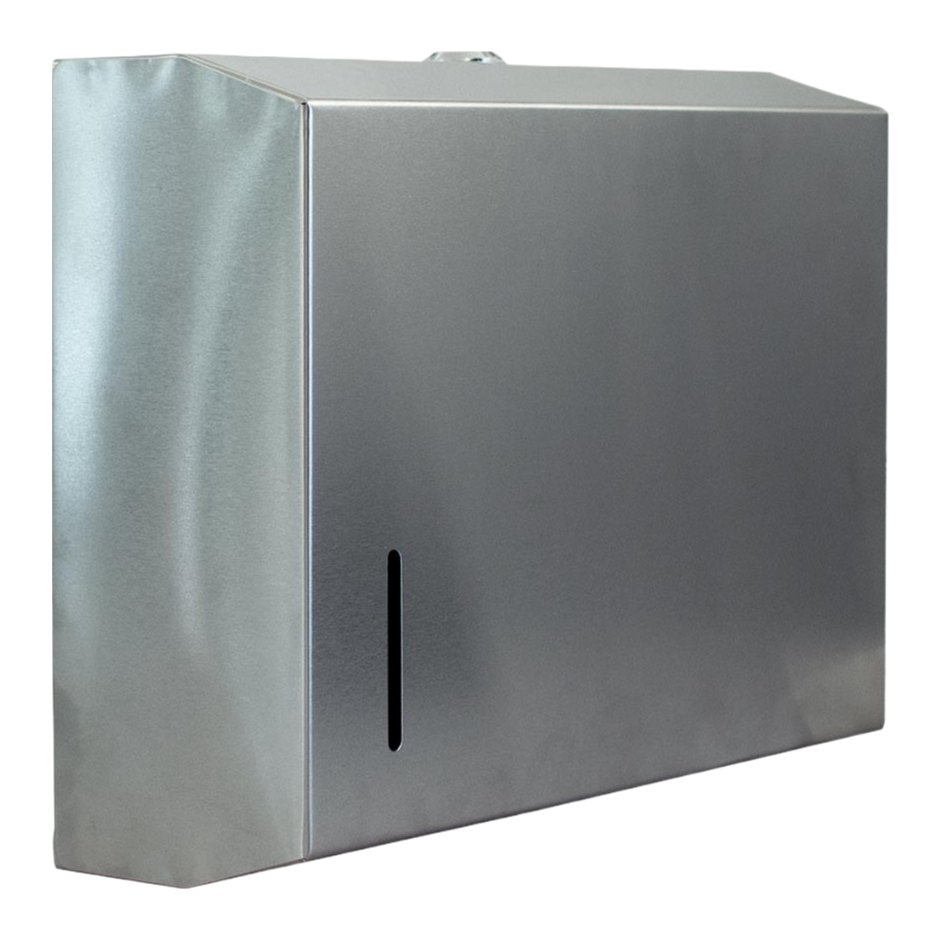 Despachador Toalla Interdoblada Acero Inox DV038 Oval