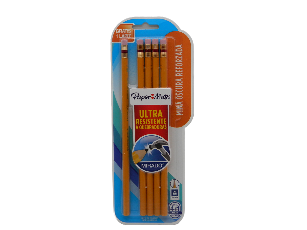 Lapiz Mirado Triangular #2 C/ 4 pzs Newell