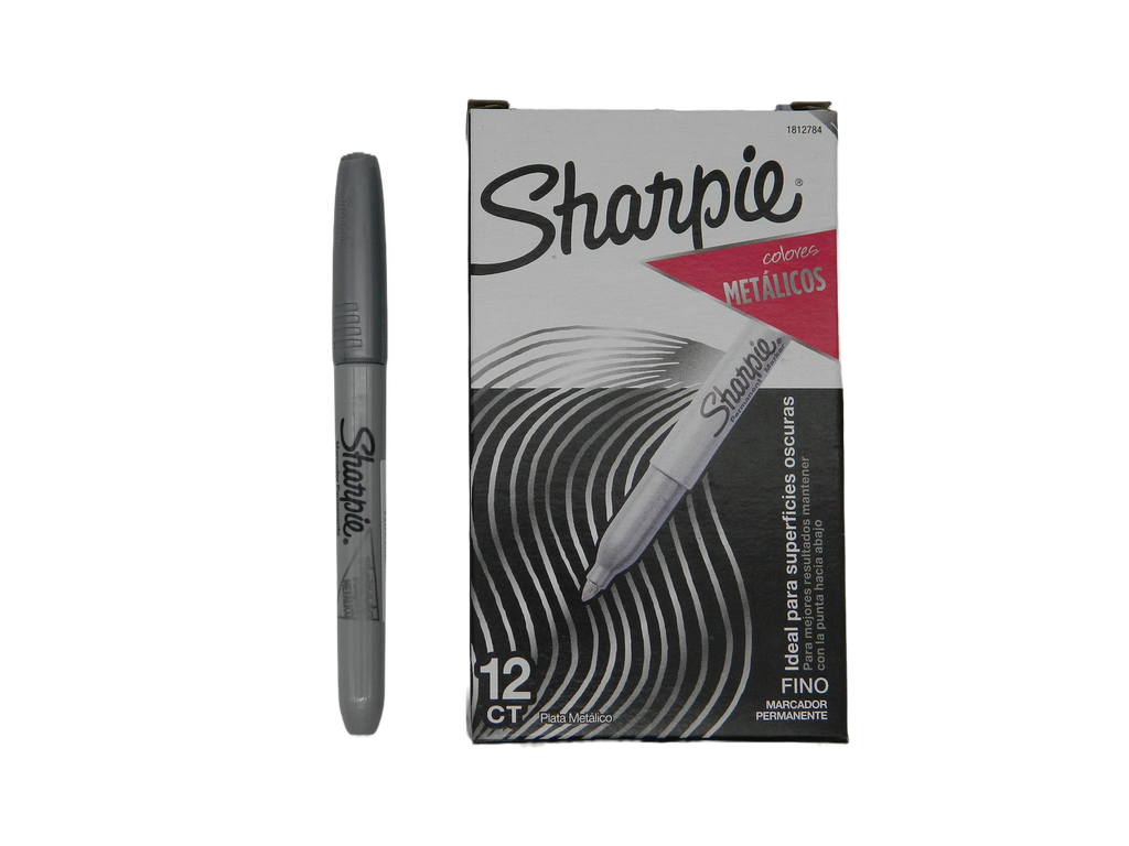 Marcador Sharpie Metalico P/ Fino C/ 12 pzs Newell