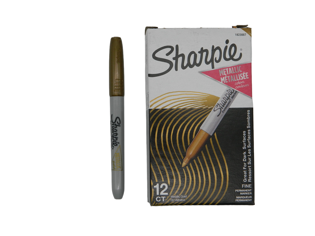 Marcador Sharpie Oro P/ Fino C/ 12 pzs Newell