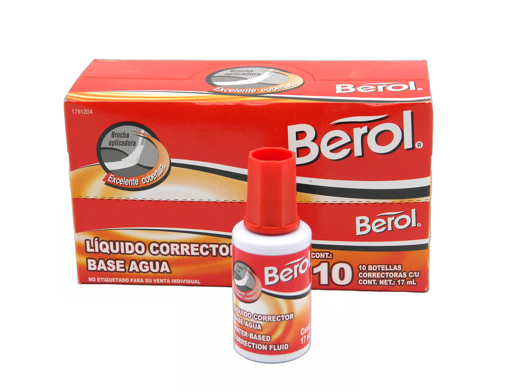 Corrector Liquido 17 ml C/ 12 pzs Berol Newell