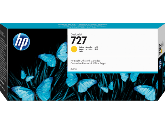Cartucho HP 727 Amarillo