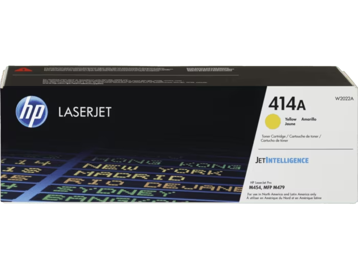 Toner HP 414A Amarillo