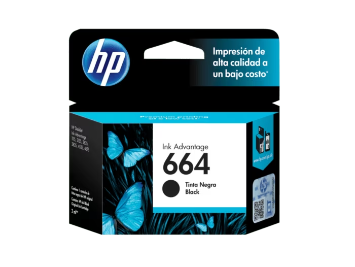 Cartucho HP 664 Negro