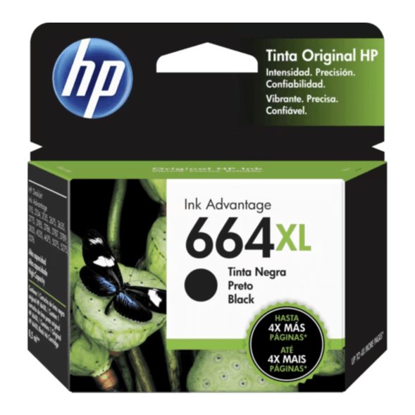 Cartucho HP 664XL Negro