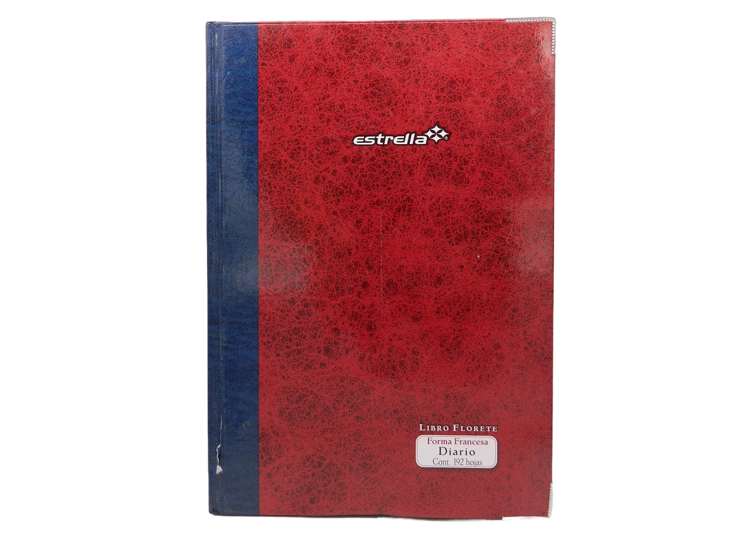 Libro Florete F/ Francesa Diario C/ 192 hjs Estrella
