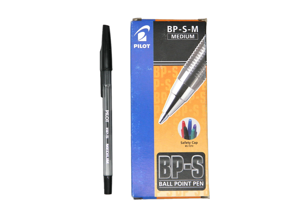Pluma BPS 1.0 mm P/ Mediano Negro C/ 12 pzs Pilot
