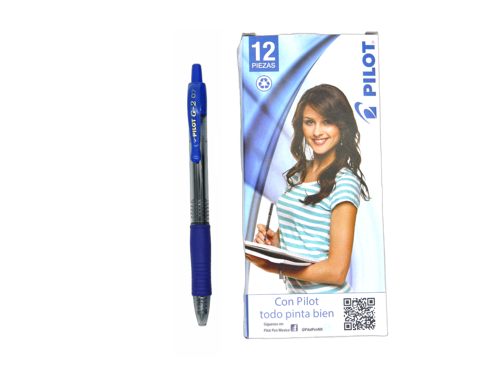 Puma G2 0.7 mm P/ Fino Azul C/ 12 pzs Pilot