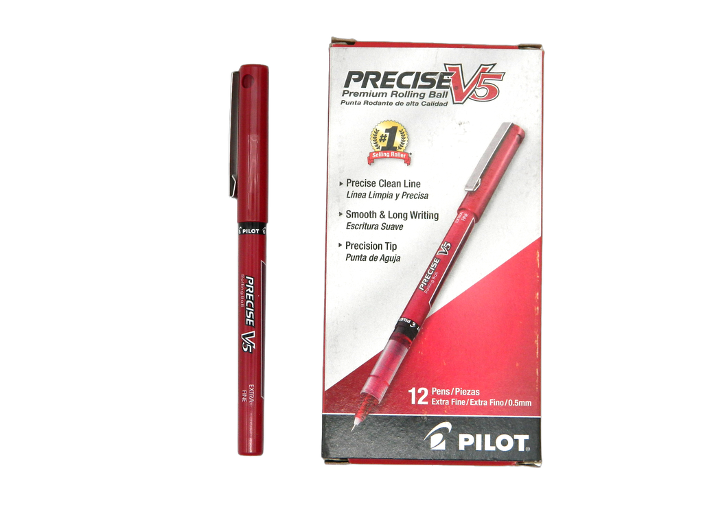 Plumon Precise PV5 0.5 mm P/ Extrafino Rojo C/ 12 pzs Pilot