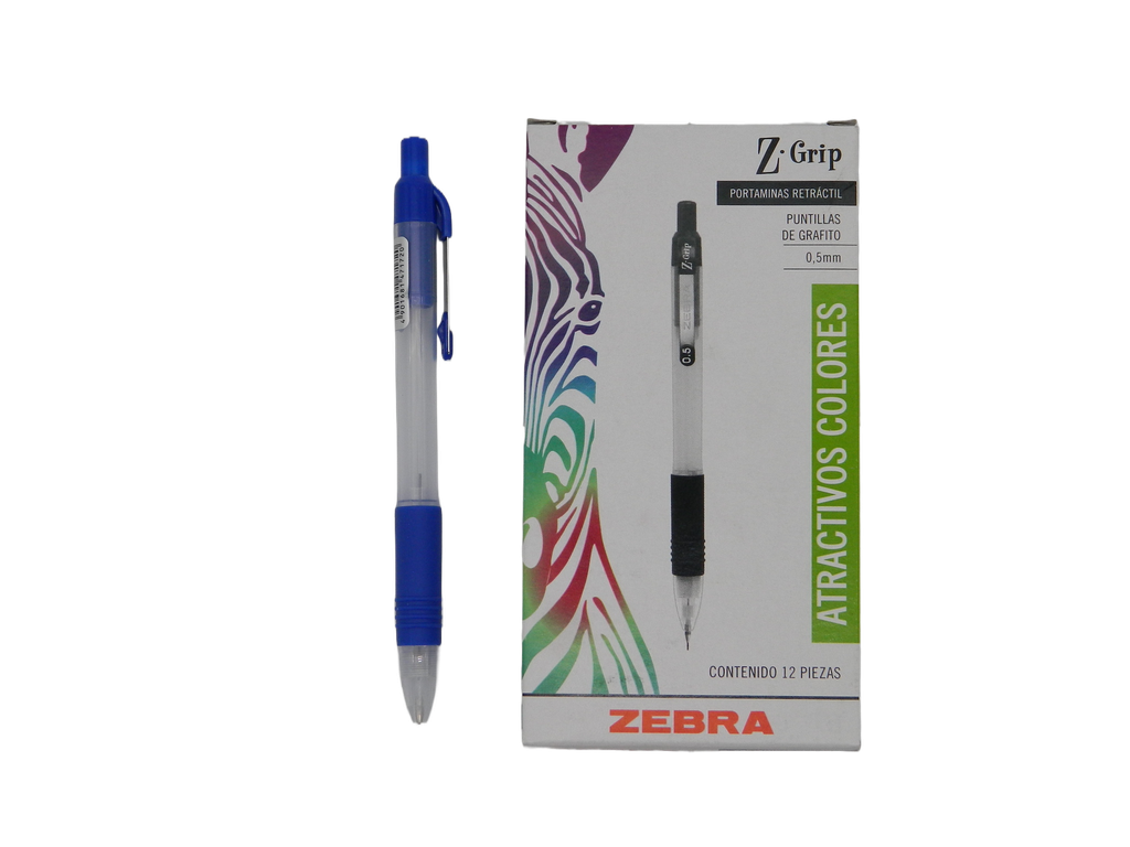 Lapicero Z-Grip 0.5 mm C/ 12 pzs Zebra