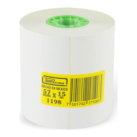 Rollo Autocopiante 57 x 60 C/ 3 pzs Printaform