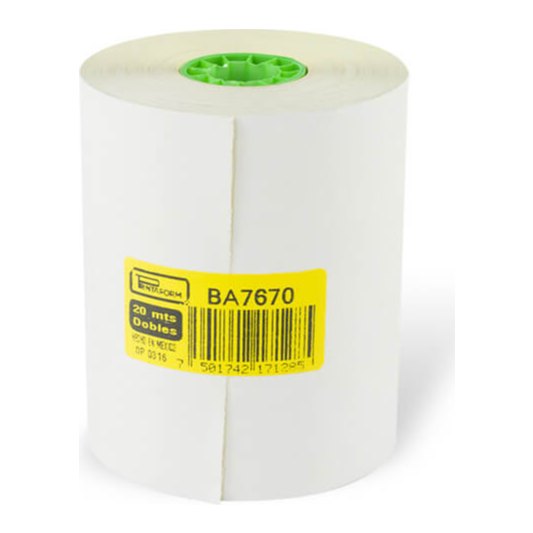 Rollo Autocopiante 76 x 70 C/ 3 pzs Printaform