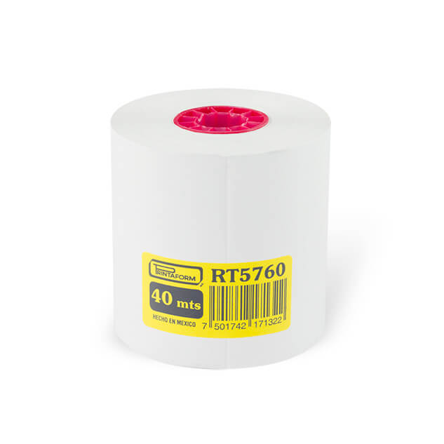 Rollo Termico 57 x 60 C/ 3 pzs Printaform