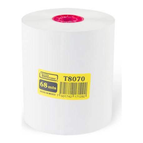 Rollo Termico 80 x 70 C/ 3 pzs Printaform