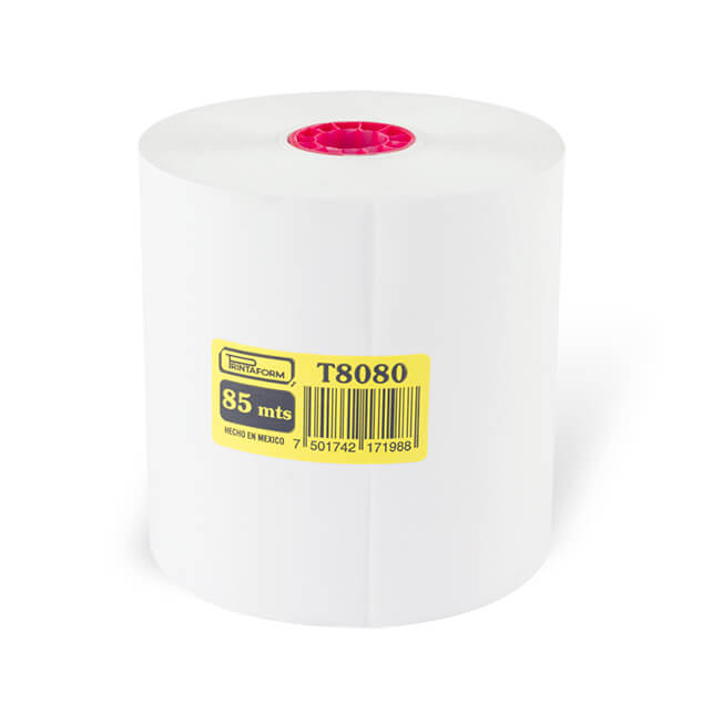 Rollo Termico 80 x 80 C/ 3 pzs Printaform