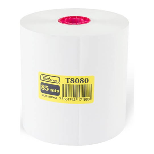 Rollo Termico 80 x 80 C/ 3 pzs Printaform