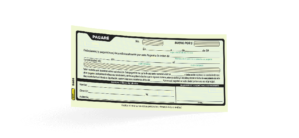 Pagare C/ 50 hjs Printaform