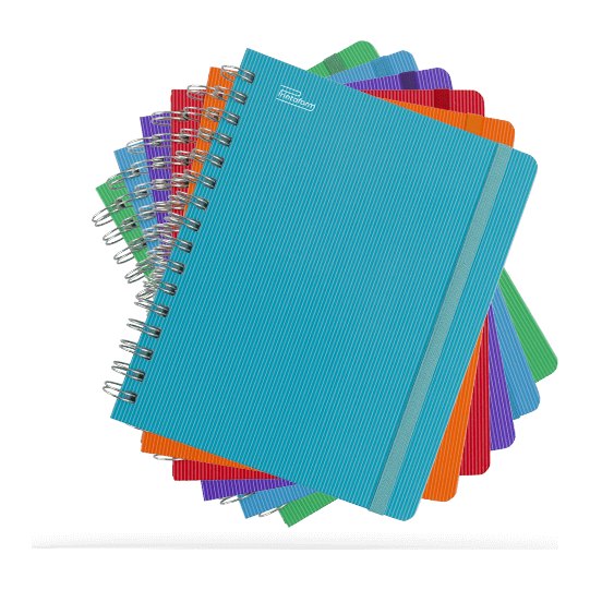 Libreta Profesional Rayada Arcoiris Pasta Dura C/ 100 hjs Printaform