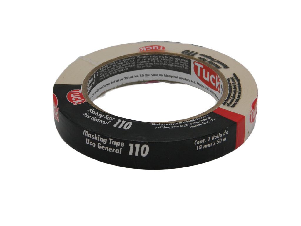 Masking Tape T-110 18 x 50 C/ 48 pzs Tuk