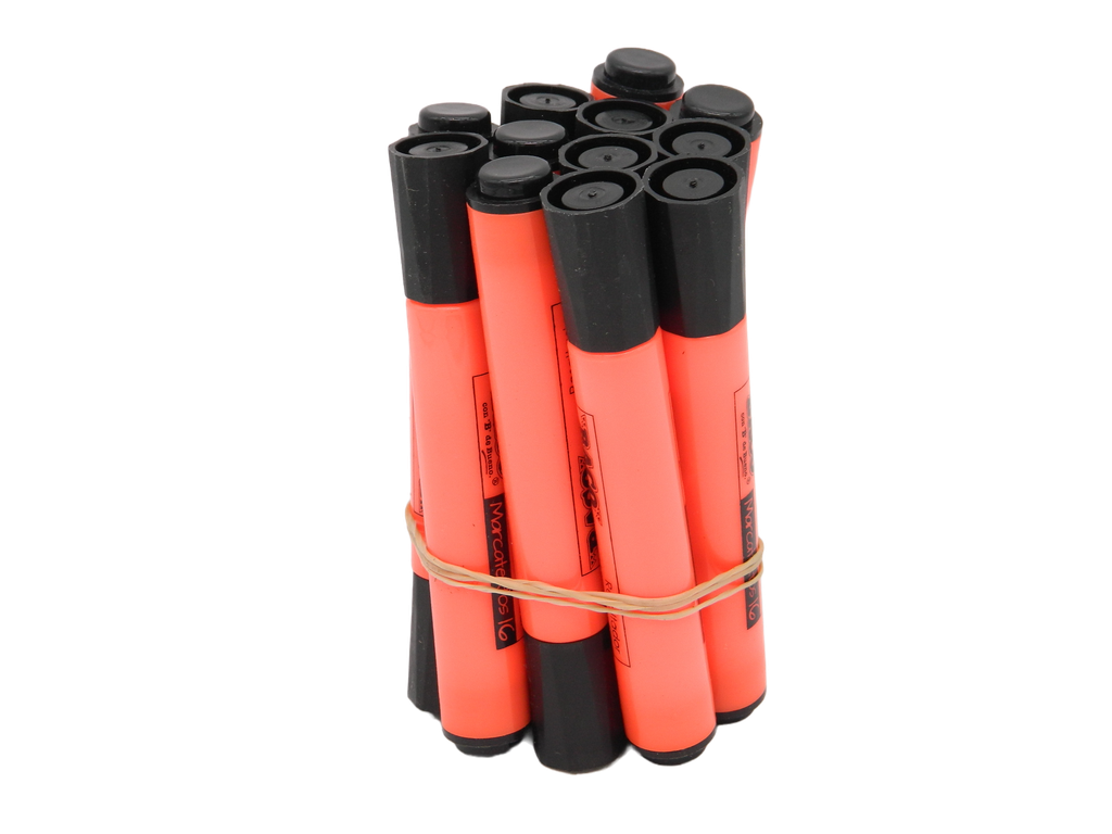 Marcatexto 16 Naranja C/ 12 pzs Baco