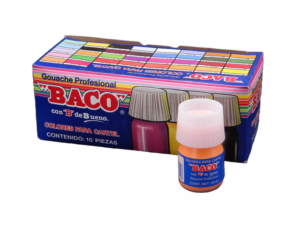Pintura Cartel 81 Durazno Pastel 20 ml C/ 10 pzs Baco