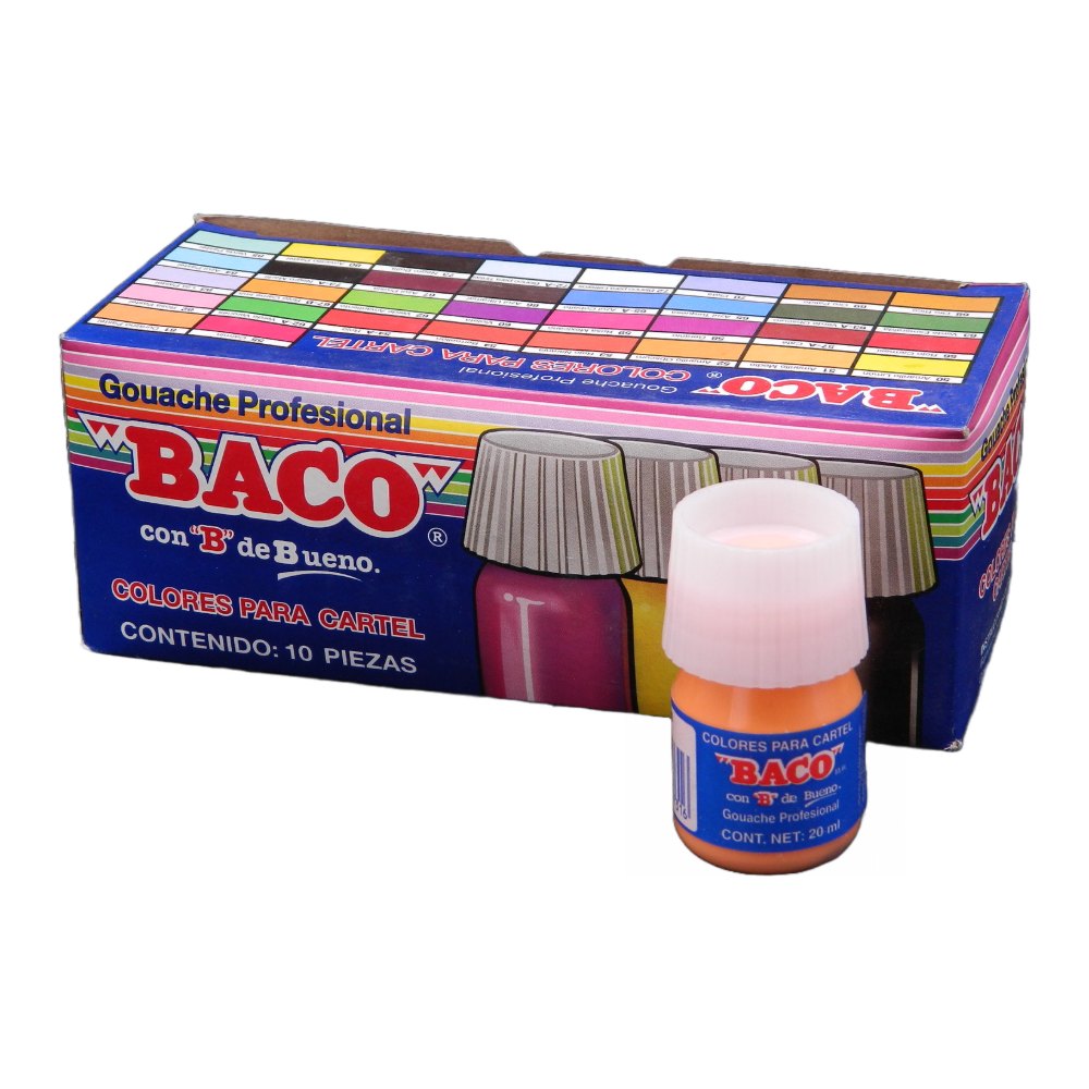 Pintura Cartel 81 Durazno Pastel 25 ml C/ 10 pzs Baco