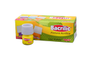 Pintura Acrilica 350 Amarillo Limon 15 ml C/ 10 pzs Baco