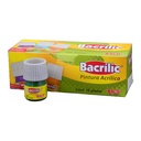 Pintura Acrilica Bacrilic 363 Verde Esmeralda 20 ml C/ 10 pzs Baco