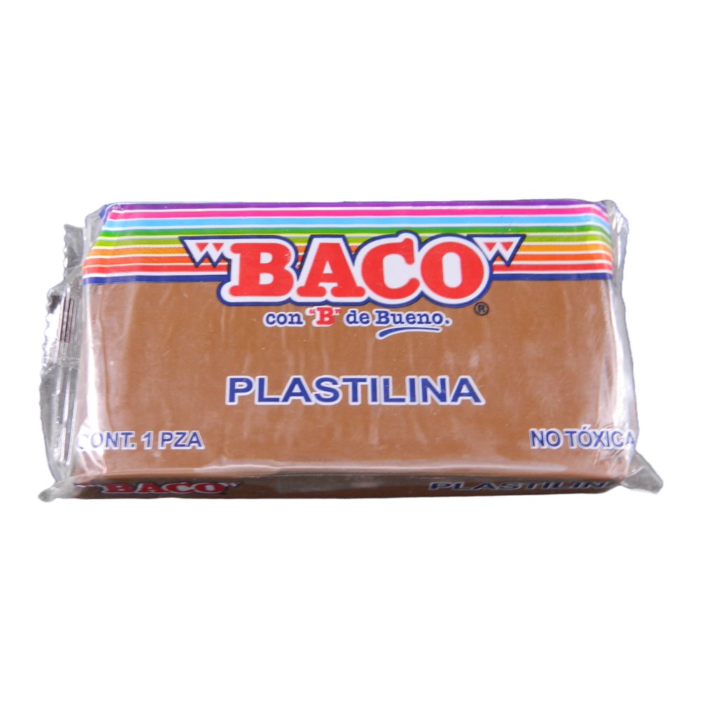 Plastilina 180 grs 58 Cafe C/ 5 pzs Baco