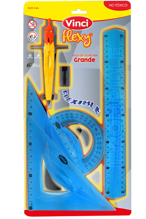 Juego Geometrico Flexible Grande Vinci Dixon