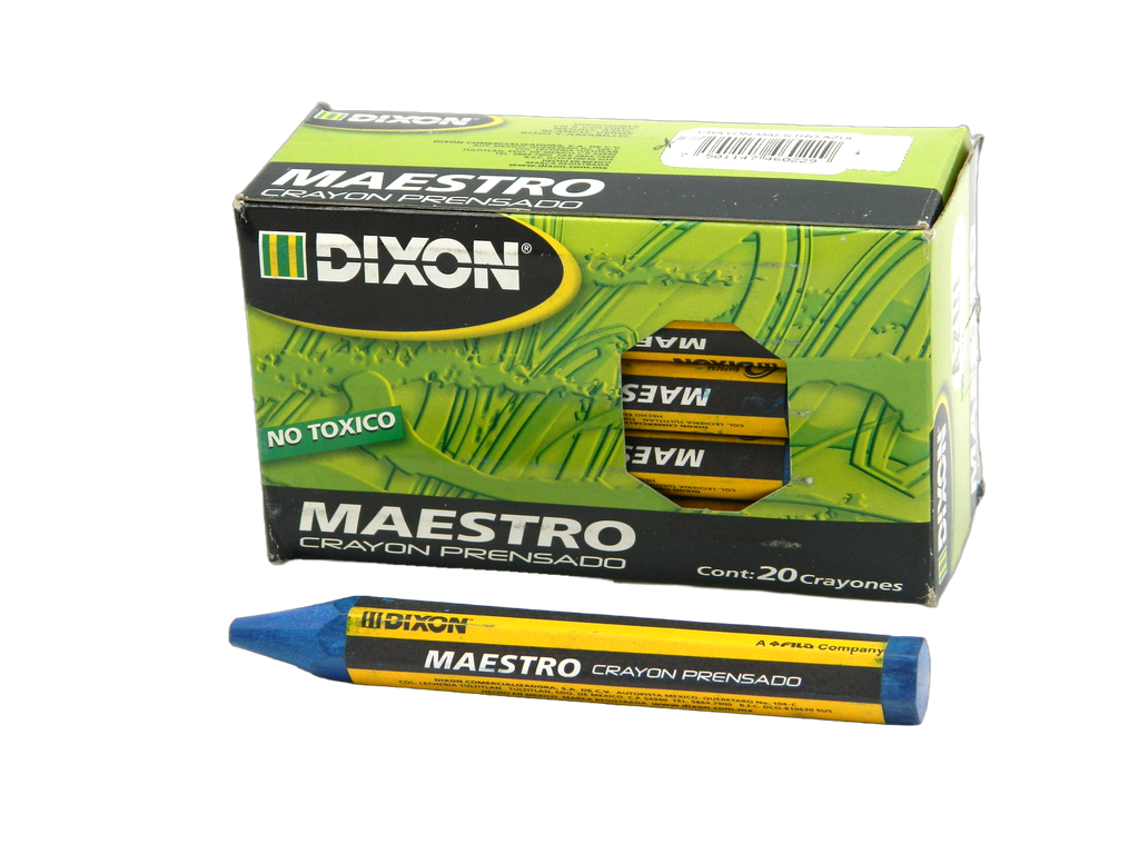 Crayon Maestro Azul C/ 20 pzs Dixon