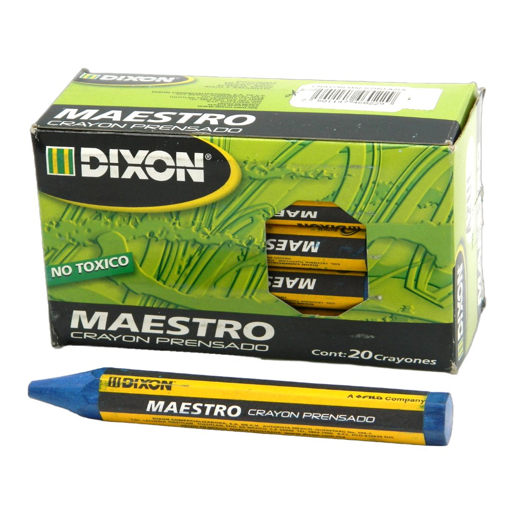Crayon Maestro Azul C/ 20 pzs Dixon