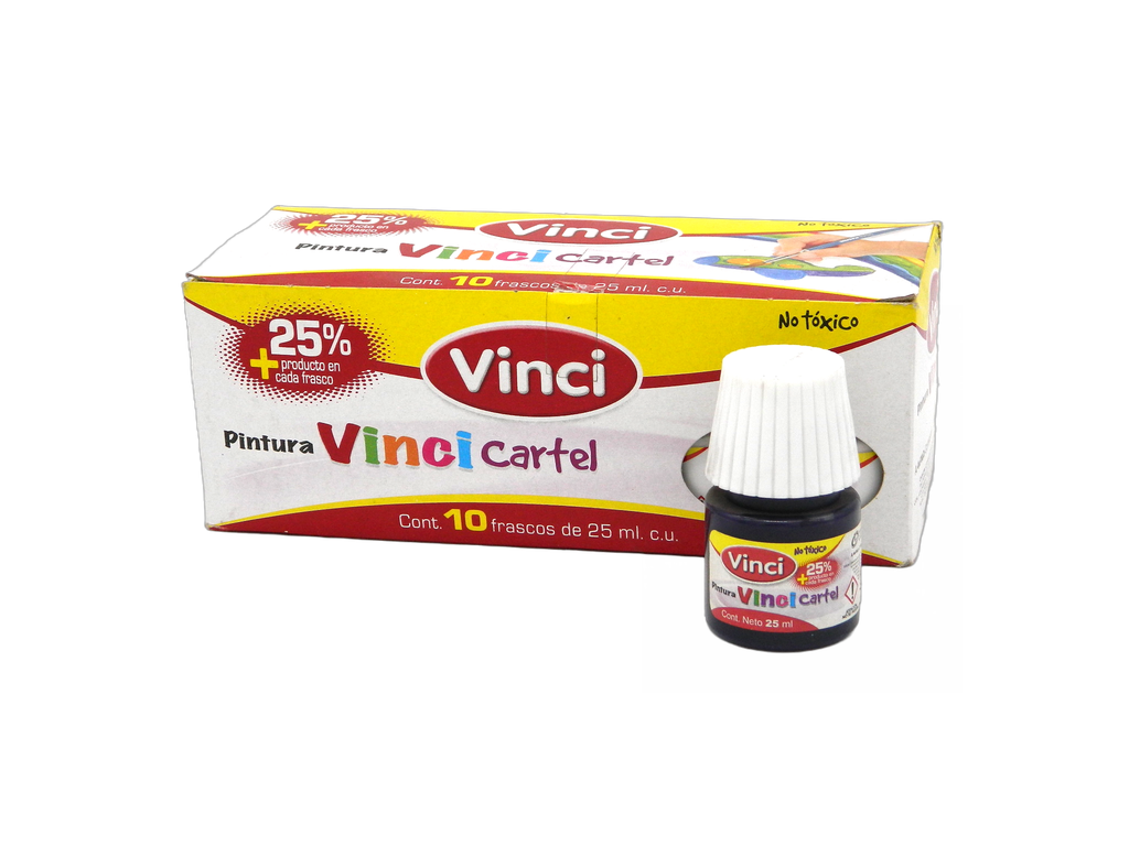 Pintura Cartel Vinci 60 Violeta 25 ml C/ 10 pzs Dixon