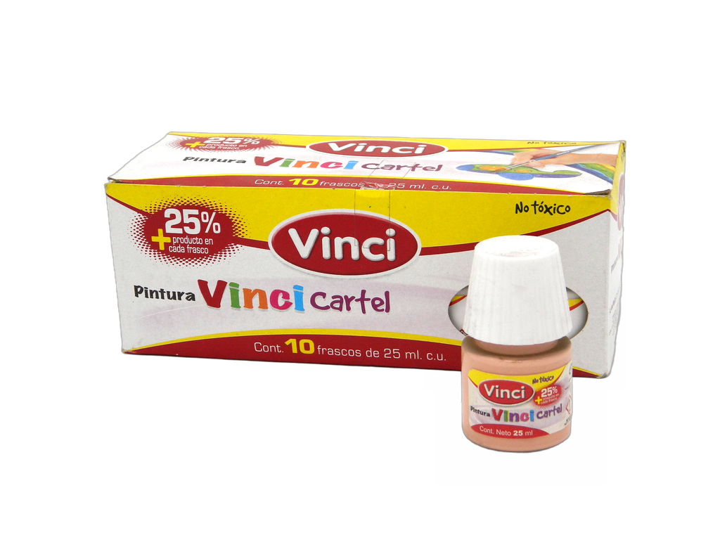 Pintura Cartel Vinci 67B Carne 25 ml C/ 10 pzs Dixon