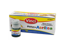 Pintura Acrilica Vinci 112 Verde Obscuro 25 ml C/ 10 pzs Dixon