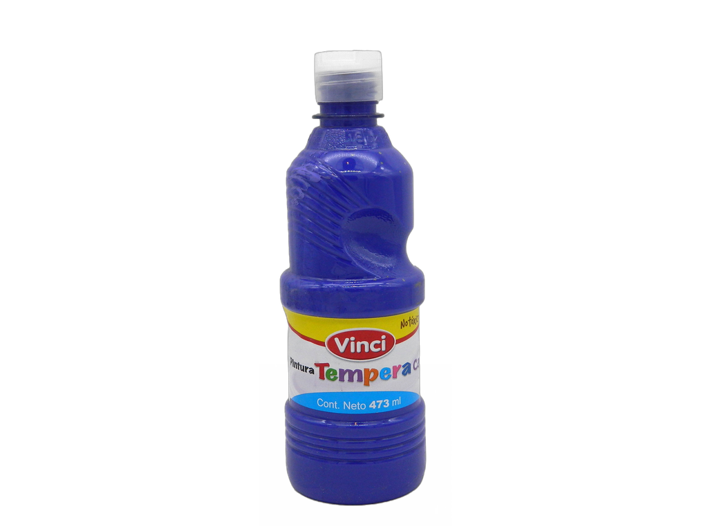 Pintura Tempera Vinci 473 ml Azul Ultramar C/ 4 pzs Dixon