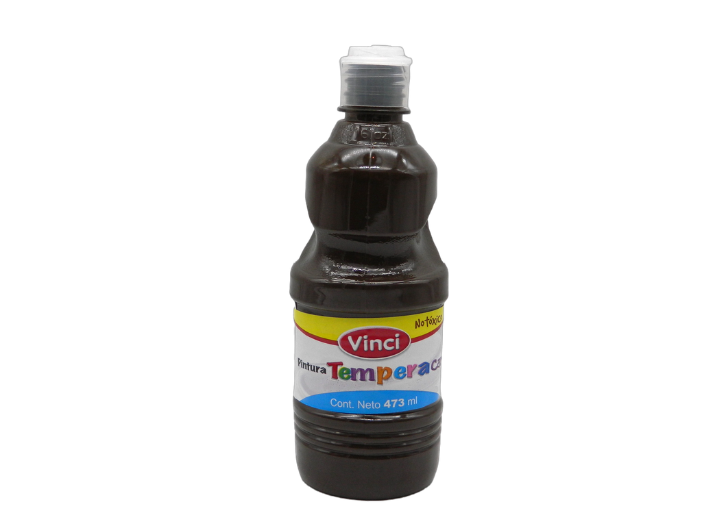 Pintura Tempera Vinci 473 ml Cafe C/ 4 pzs Dixon