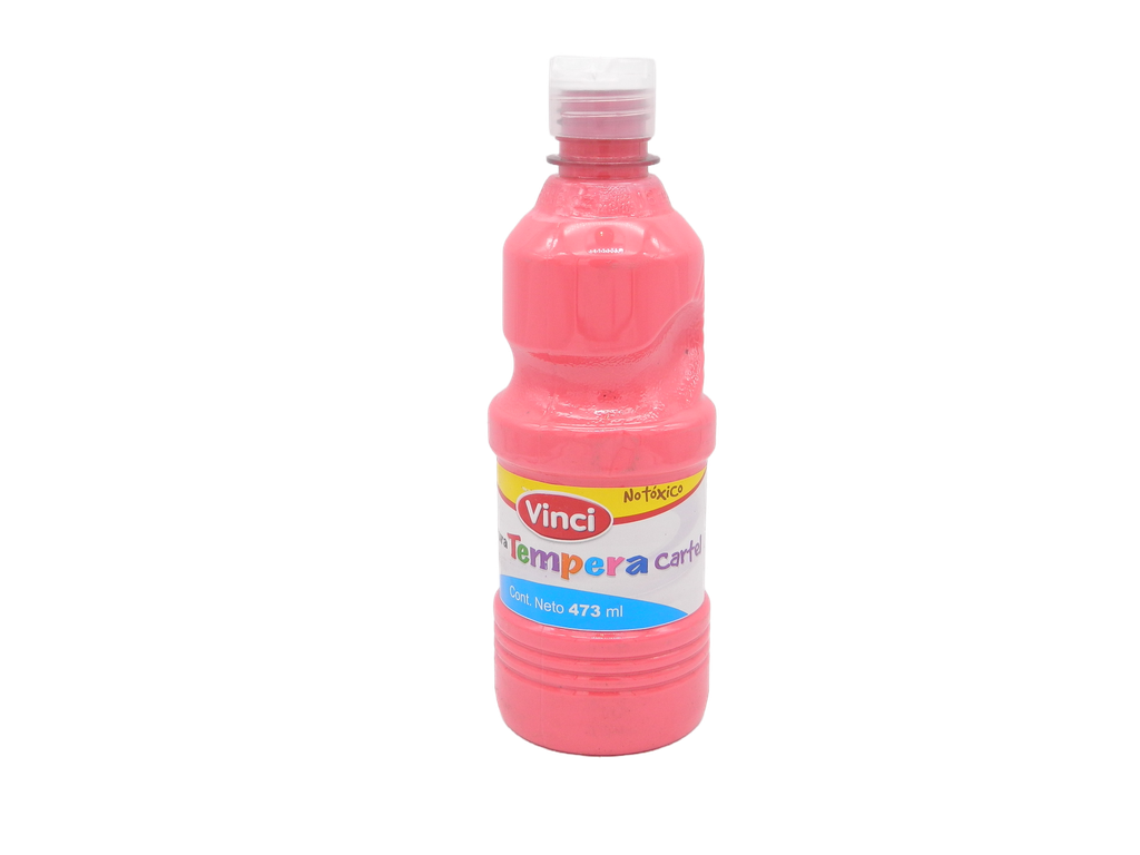 Pintura Tempera Vinci 473 ml Rosa Mexicano C/ 4 pzs Dixon