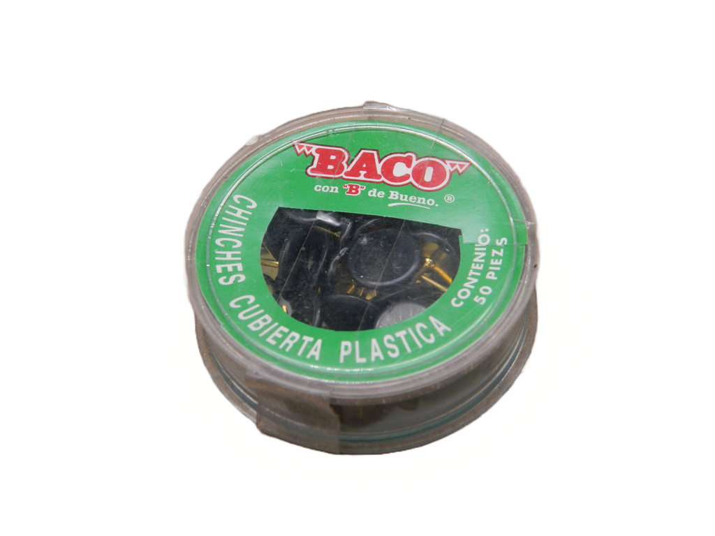 Chincheta Importada Negra C/ 100 pzs Baco