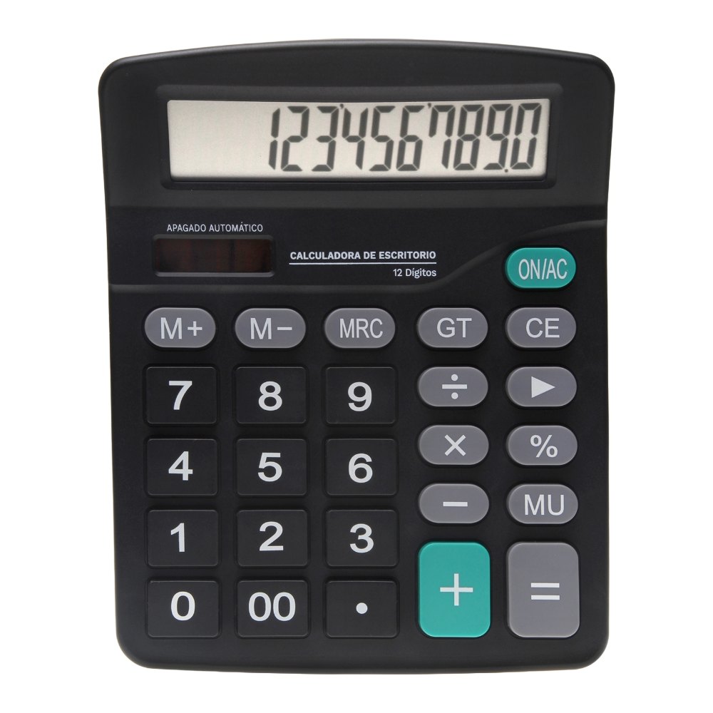 Calculadora Escritorio 12 Digitos Grande Jumbo