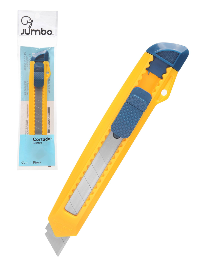 Cutter Plastico Grande 18 mm Jumbo