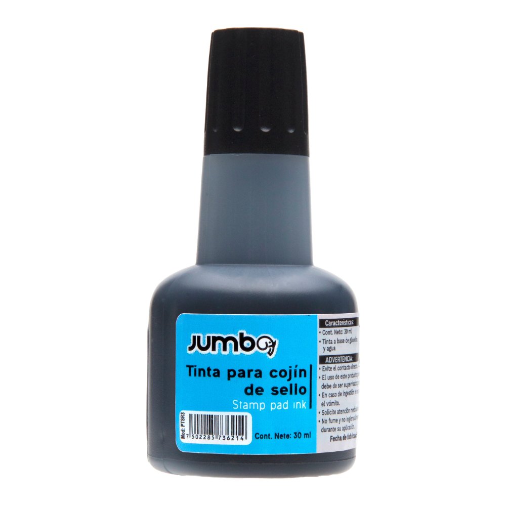 Tinta P/ Sello Negro 30 ml Jumbo